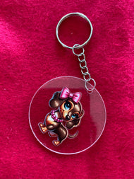 Porte-clé avec image