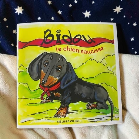 Livre Bidou le chien saucisse