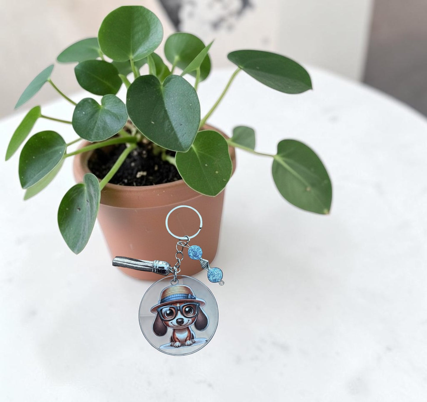 Porte-clé teckel