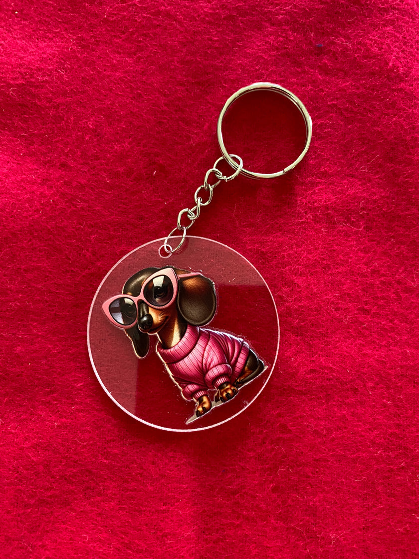 Porte-clé avec image - Artisane éclatée