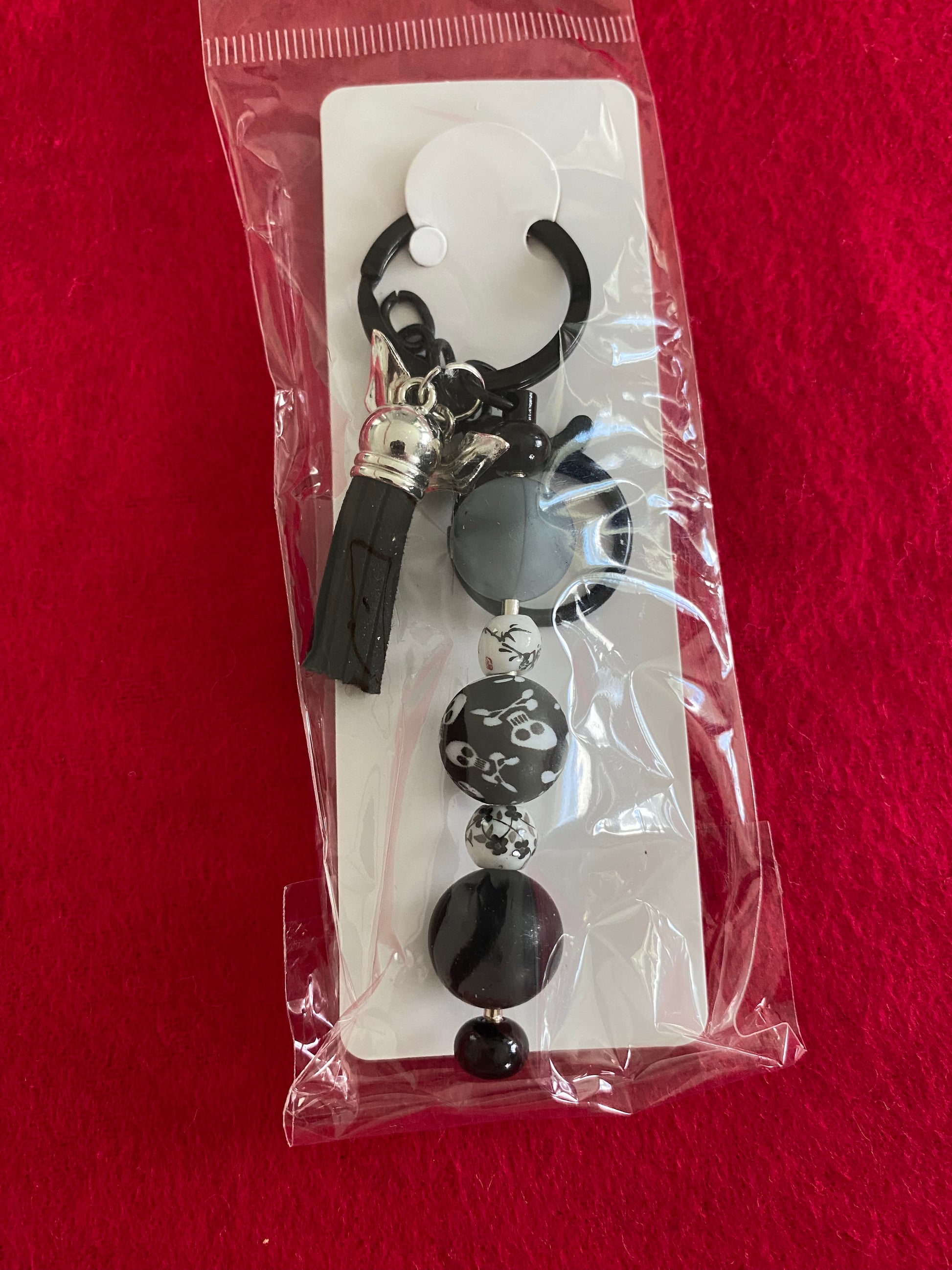 Porte-clé avec perles