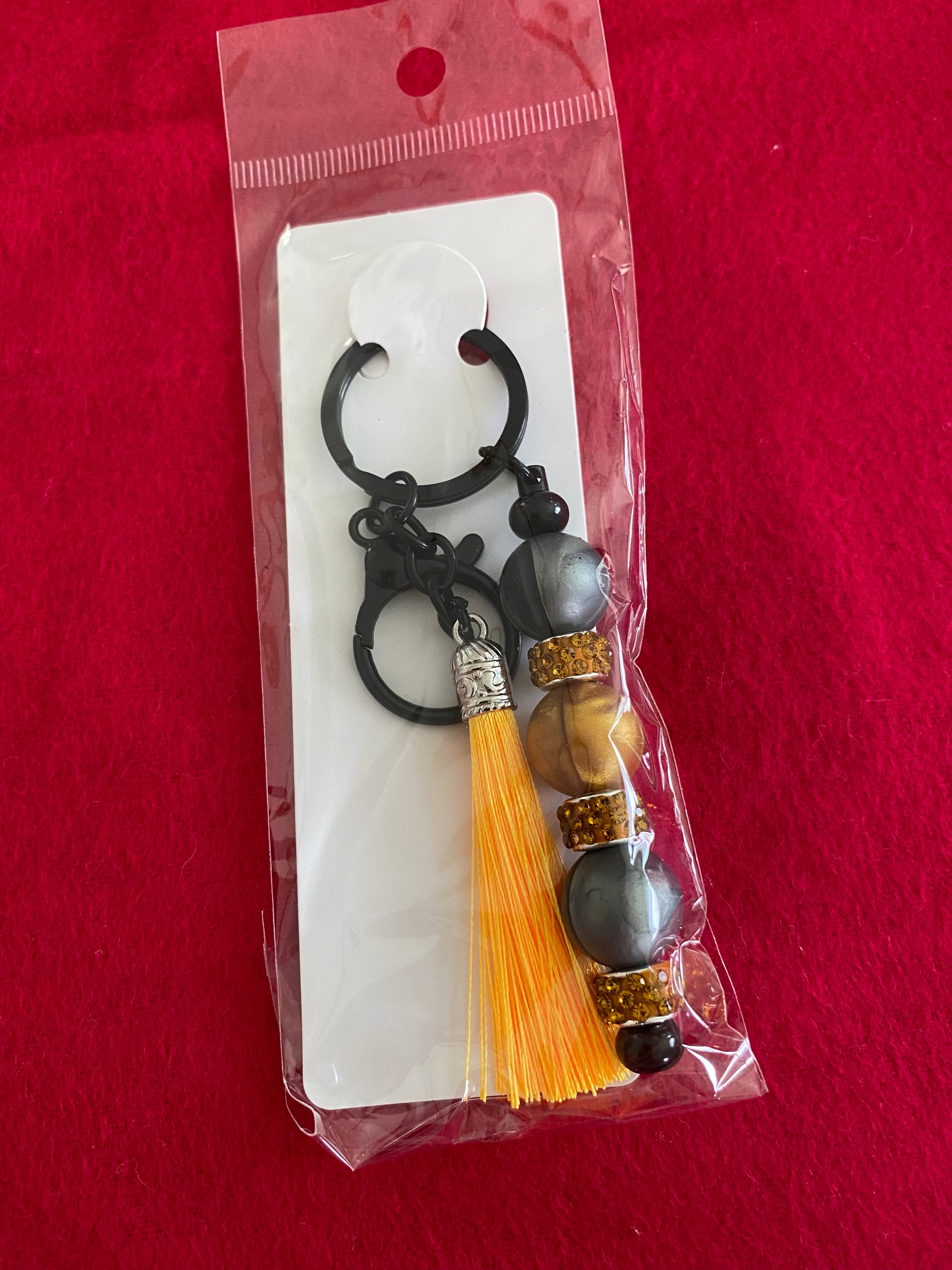 Porte-clé avec perles